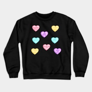 Romance Tropes Loveheart Sticker Pack Crewneck Sweatshirt